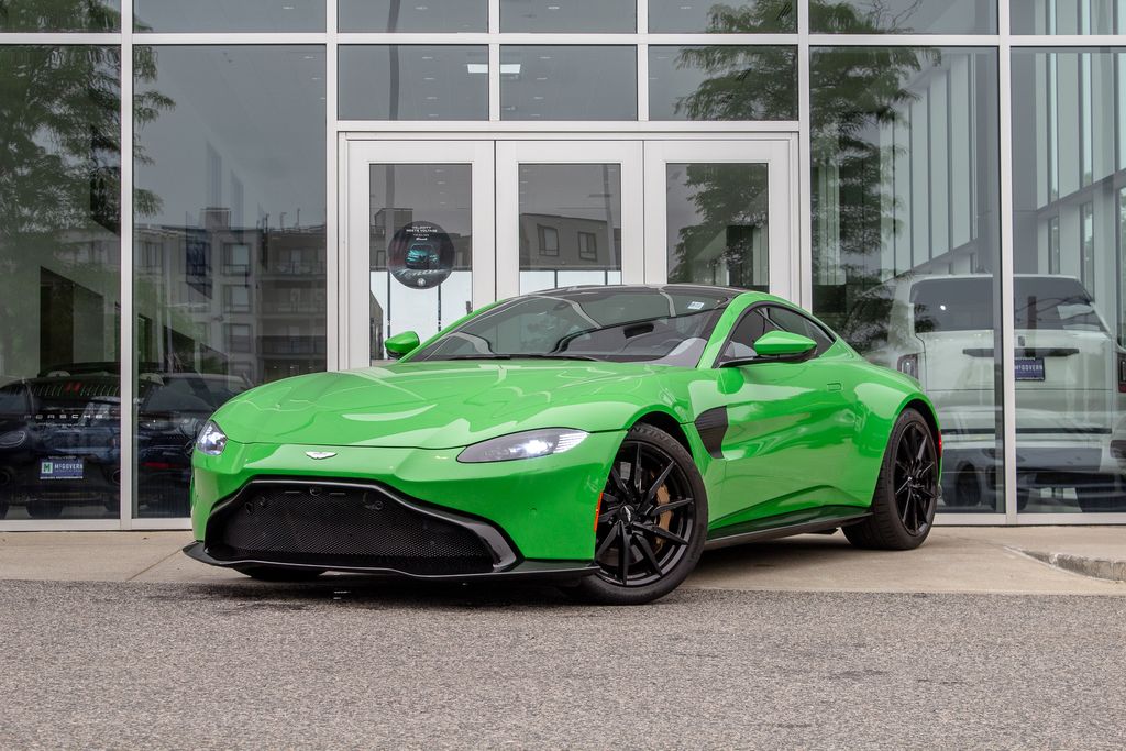 Green 2019 Aston Martin Vantage Coupe Rear-Wheel Drive 8-Speed Automatic