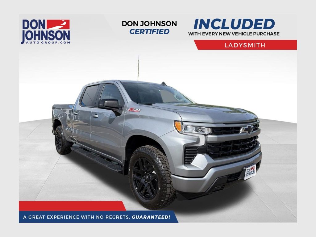 Sterling Gray Metallic 2026 Chevrolet Silverado 1500 RST Crew Cab 4WD Pickup Truck Four-Wheel Drive Automatic