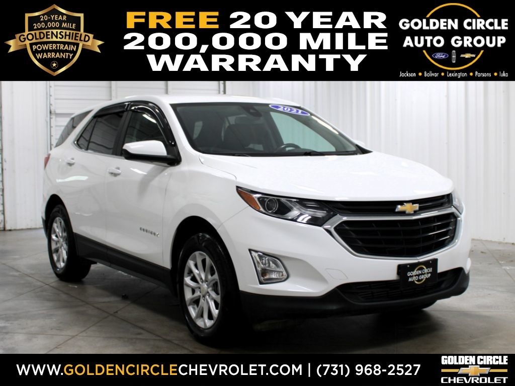 Summit White 2021 Chevrolet Equinox SUV / Crossover Four-Wheel Drive 6-Speed Automatic Overdrive