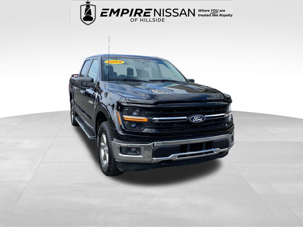 Black Metallic 2025 Ford F-150 Pickup Truck Four-Wheel Drive Automatic