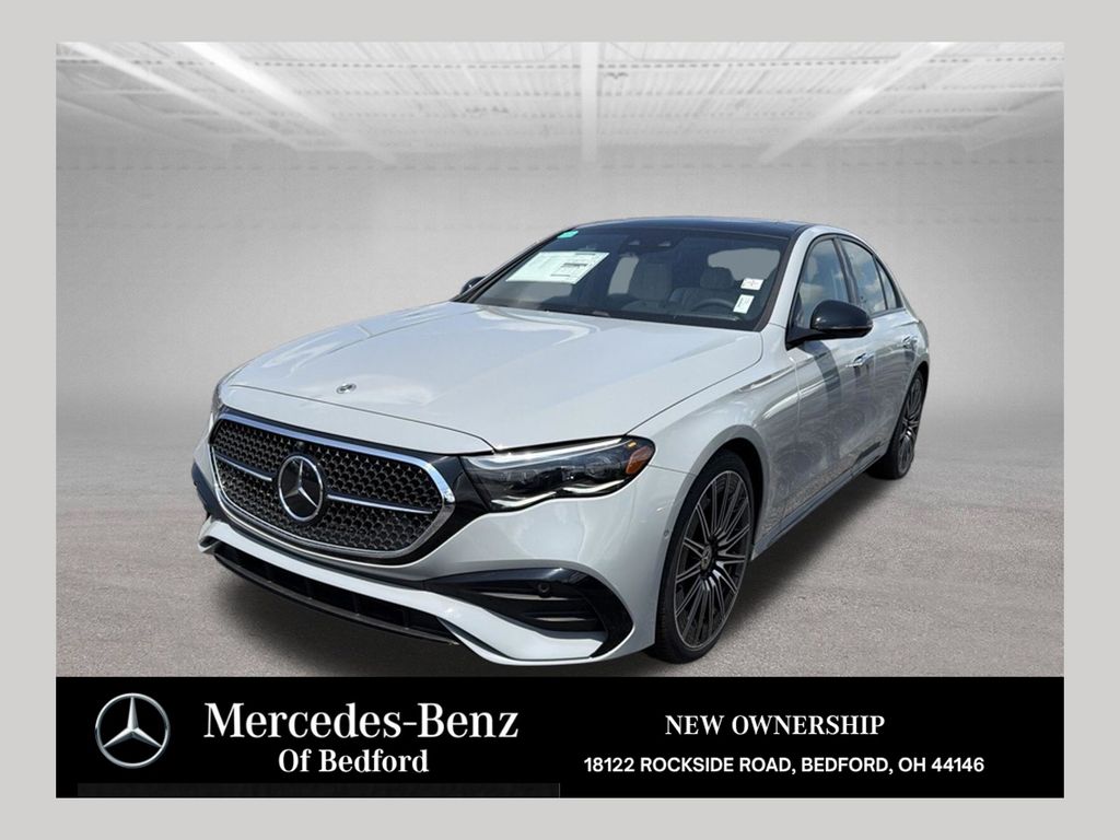 Gray (MANUFAKTUR Alpine Grey) 2026 Mercedes-Benz E-Class Sedan All-Wheel Drive 9-Speed Automatic
