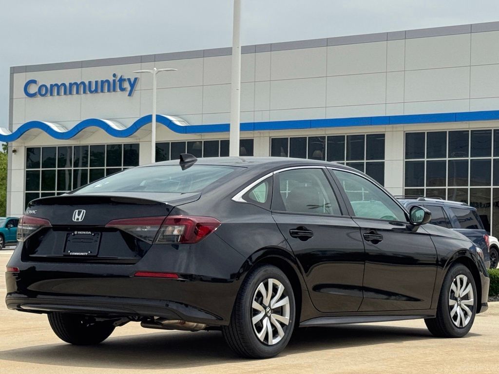 2026 Honda Civic LX Black at Community Honda