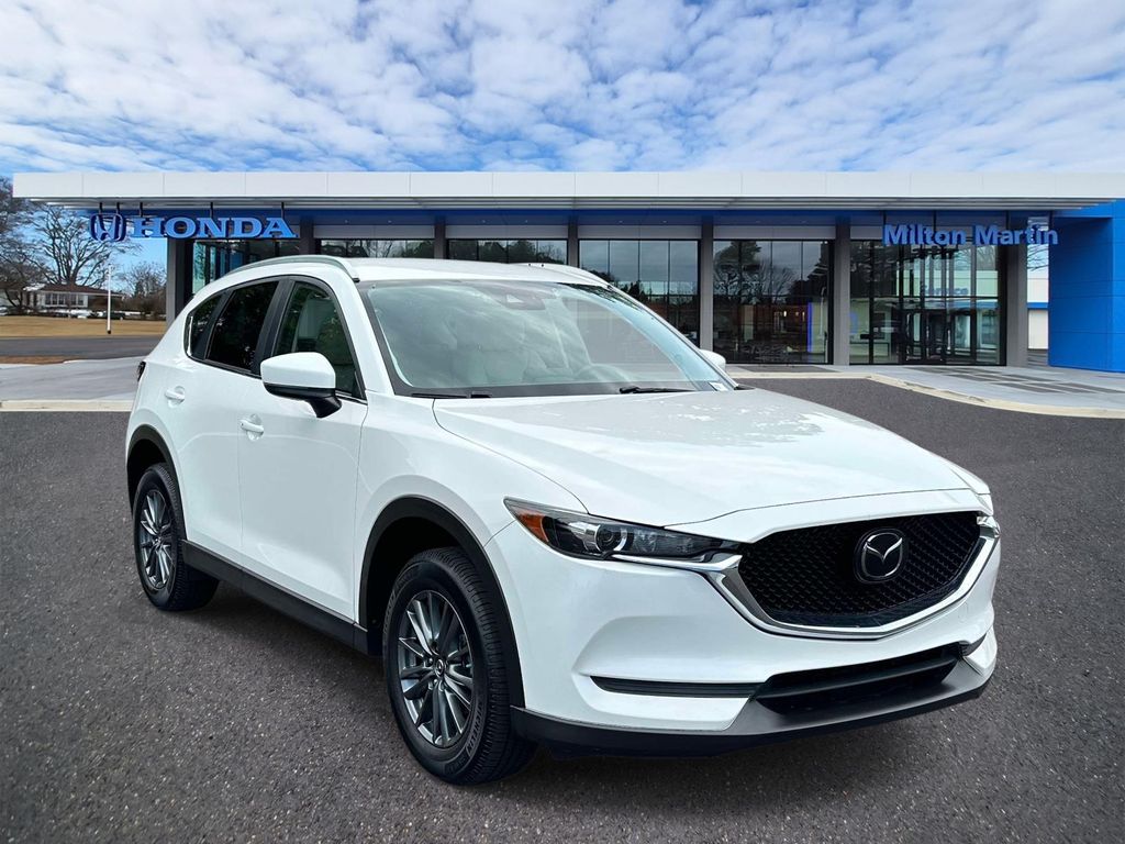 White 2019 Mazda CX-5 Touring FWD SUV / Crossover Front-Wheel Drive 6-Speed Automatic