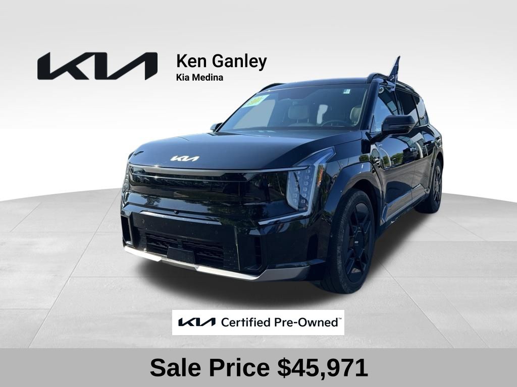 Aurora Black Pearl 2024 Kia EV9 SUV / Crossover All-Wheel Drive 1-Speed Automatic