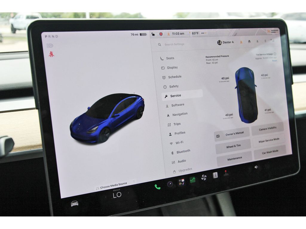 2021 Tesla Model 3 Long Range Blue at Legacy Ford