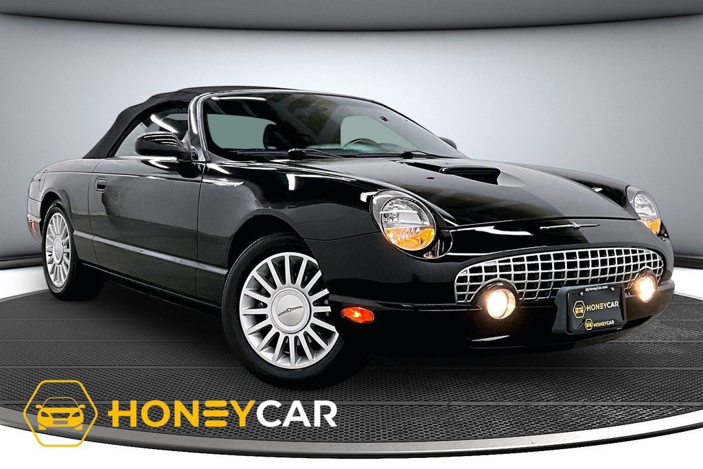 Evening Black 2005 Ford Thunderbird Convertible Rear-Wheel Drive 5-Speed Automatic