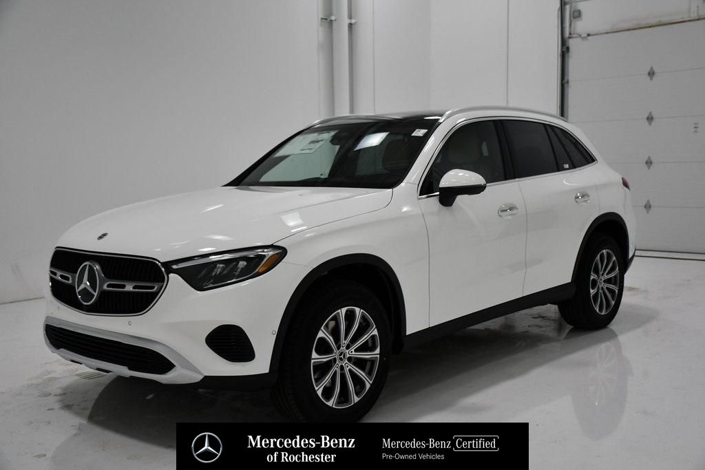 Polar White 2025 Mercedes-Benz GLC 300 4MATIC SUV / Crossover All-Wheel Drive 9-Speed Automatic