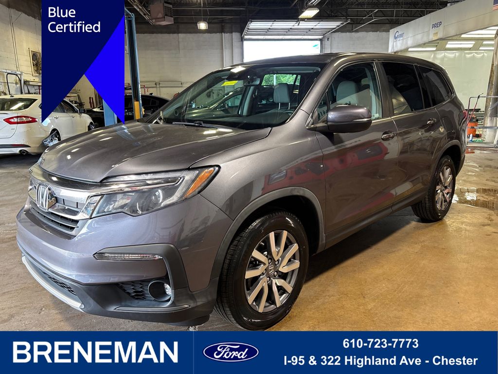 Gray (Modern Steel Metallic) 2020 Honda Pilot EX-L AWD SUV / Crossover All-Wheel Drive 6-Speed Automatic