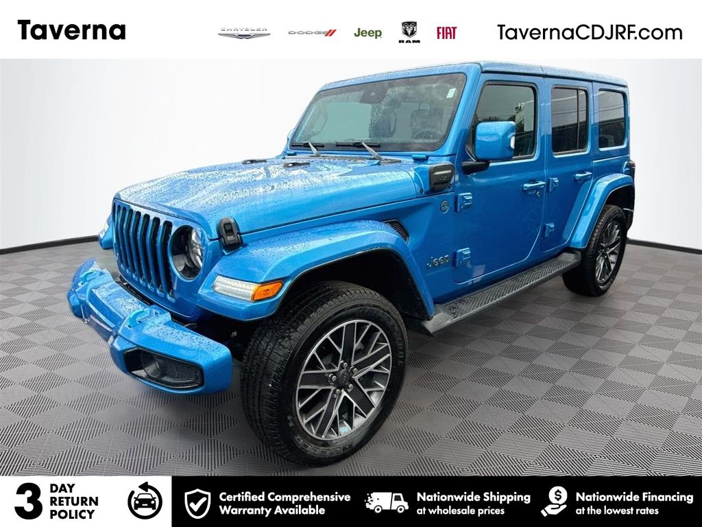 Blue Pearl 2023 Jeep Wrangler 4xe SUV / Crossover Four-Wheel Drive 8-Speed Automatic