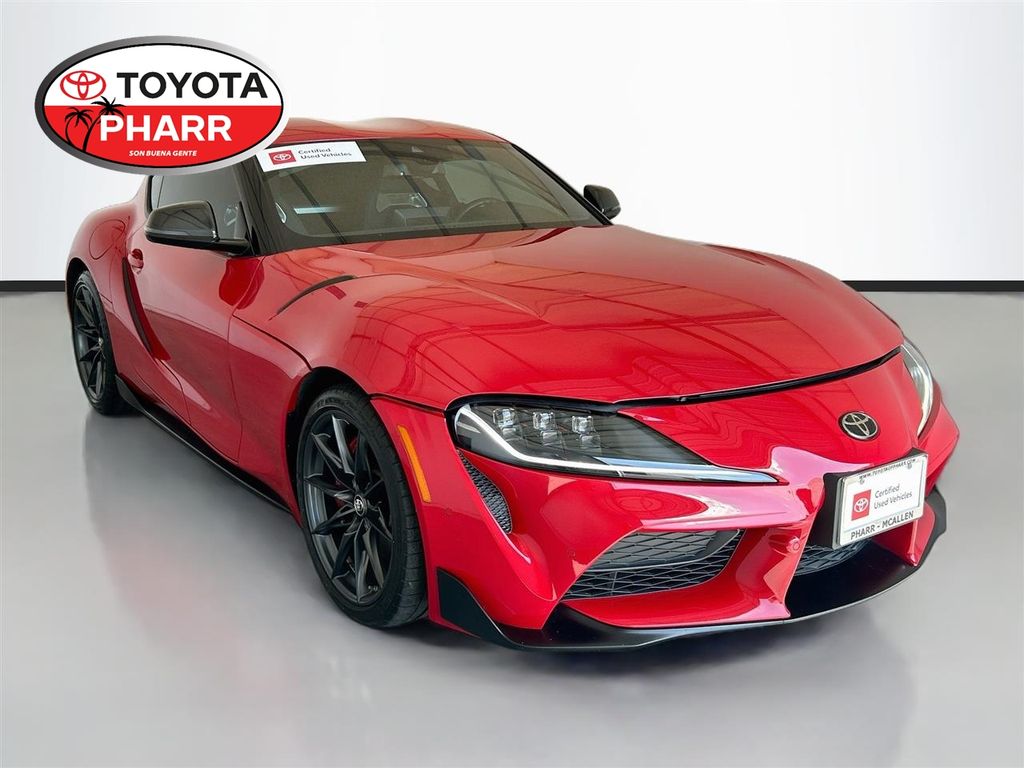 Renaissance Red 2026 Toyota Supra Coupe Rear-Wheel Drive 6-Speed Manual