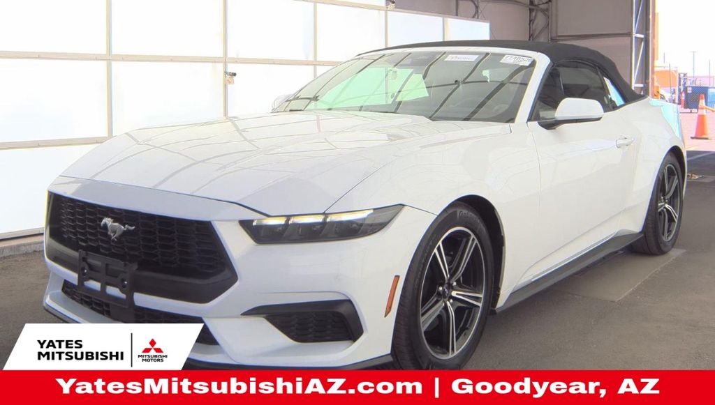 Oxford White 2025 Ford Mustang EcoBoost Premium Convertible RWD Convertible Rear-Wheel Drive Automatic