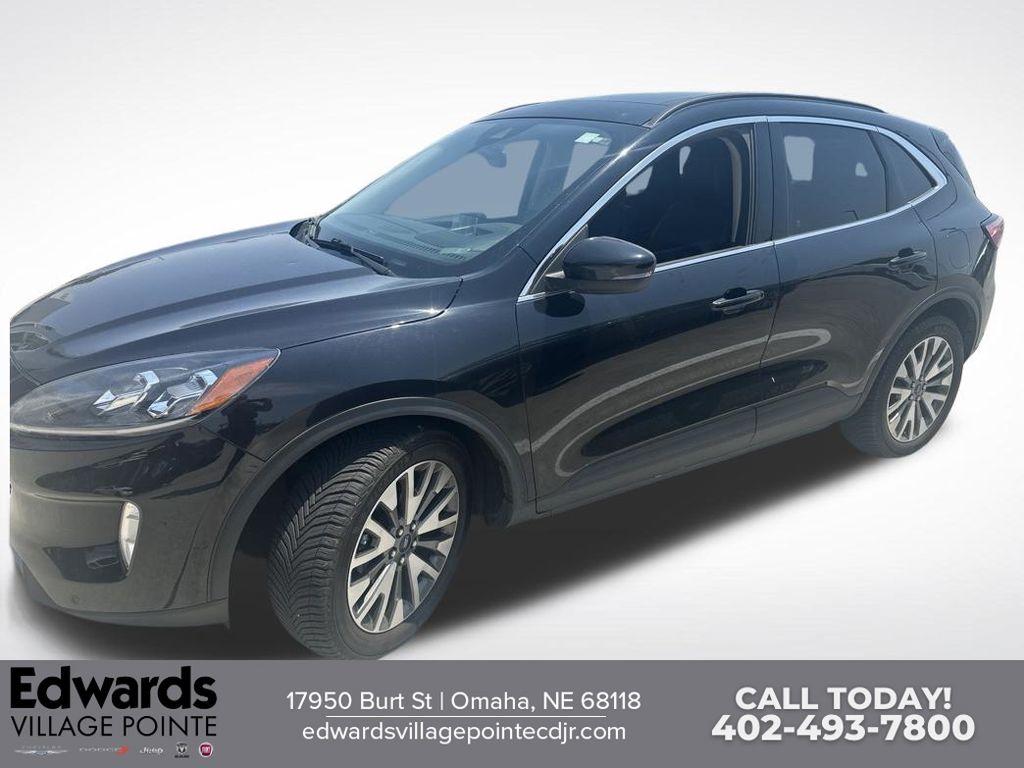Black 2020 Ford Escape Hybrid SUV / Crossover All-Wheel Drive Continuously Variable Transmission