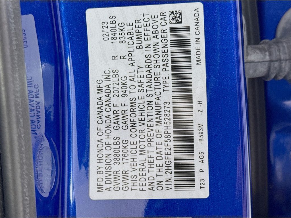 Used Car 2023 Honda Civic  Sport For Sale Under $25,000 In Austin, Texas