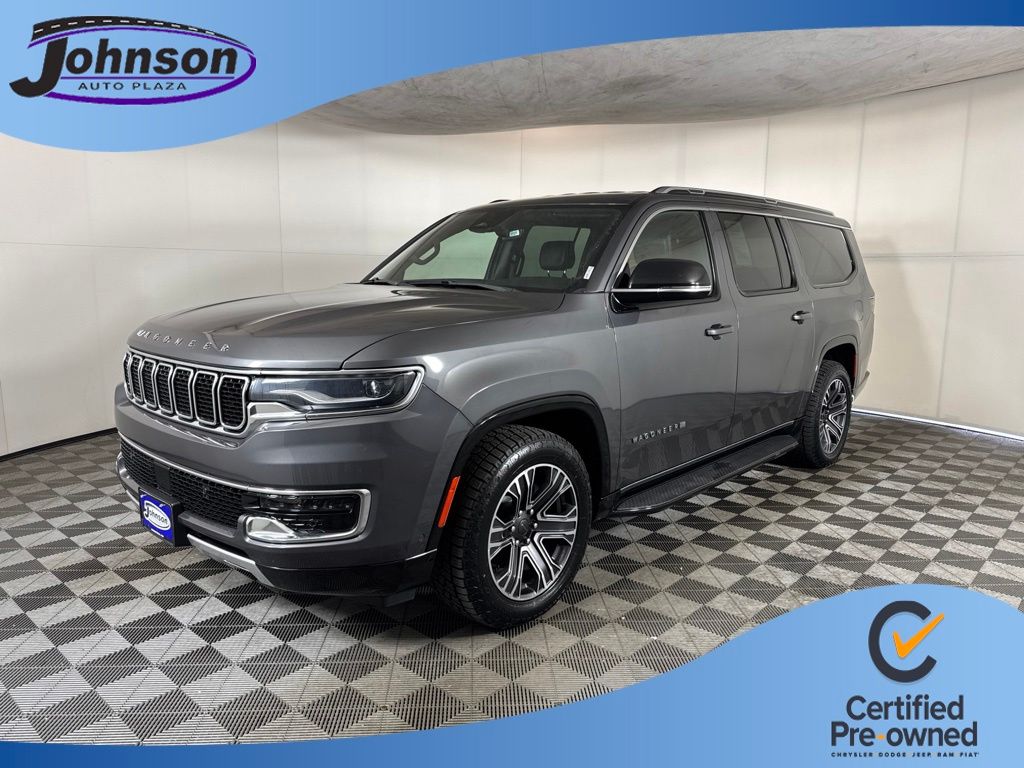 Baltic Gray Metallic Clearcoat 2024 Jeep Wagoneer L SUV / Crossover Four-Wheel Drive 8-Speed Automatic