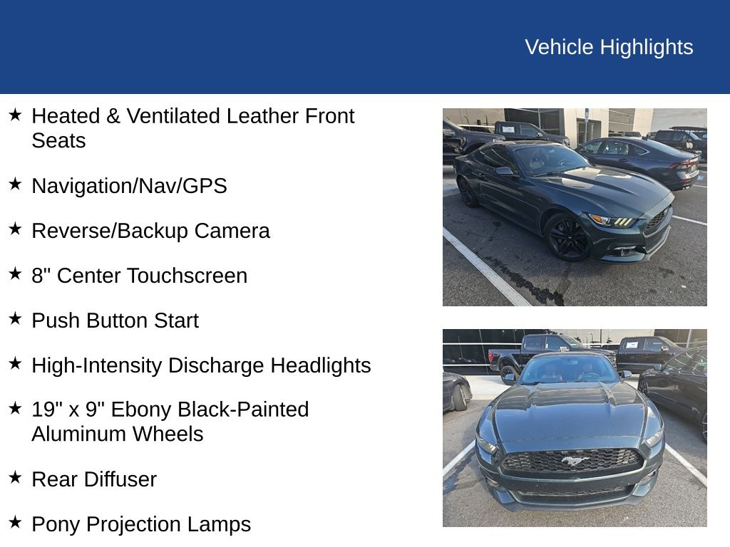 2016 Ford Mustang EcoBoost