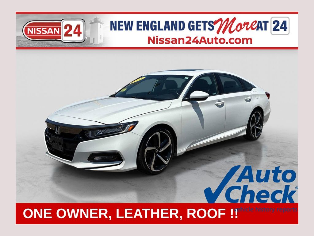 Platinum White Pearl 2019 Honda Accord Sedan Front-Wheel Drive 6-Speed Manual