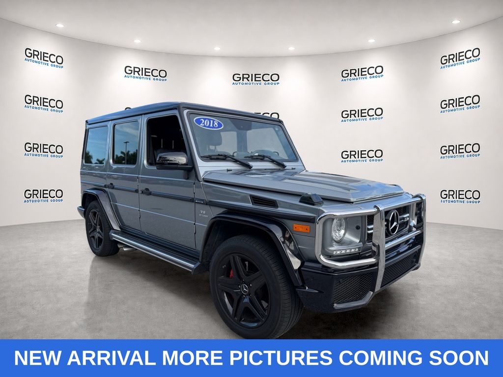 Palladium Silver Metallic 2018 Mercedes-Benz G-Class SUV / Crossover All-Wheel Drive 7-Speed Automatic