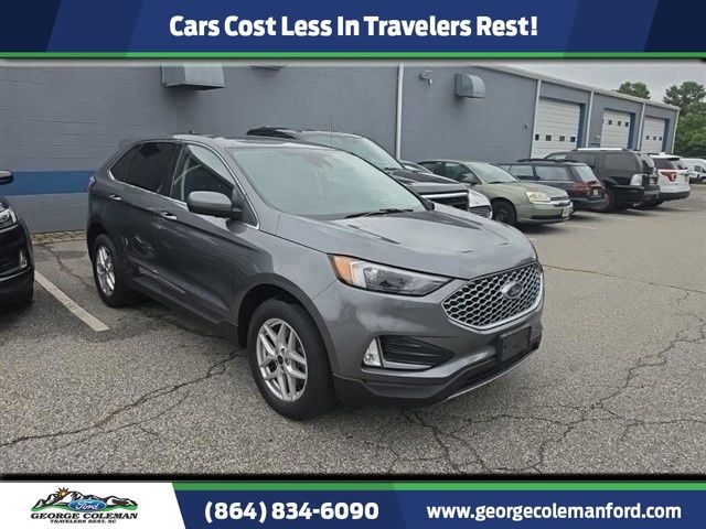 Gray Metallic 2024 Ford Edge SUV / Crossover All-Wheel Drive 8-Speed Automatic