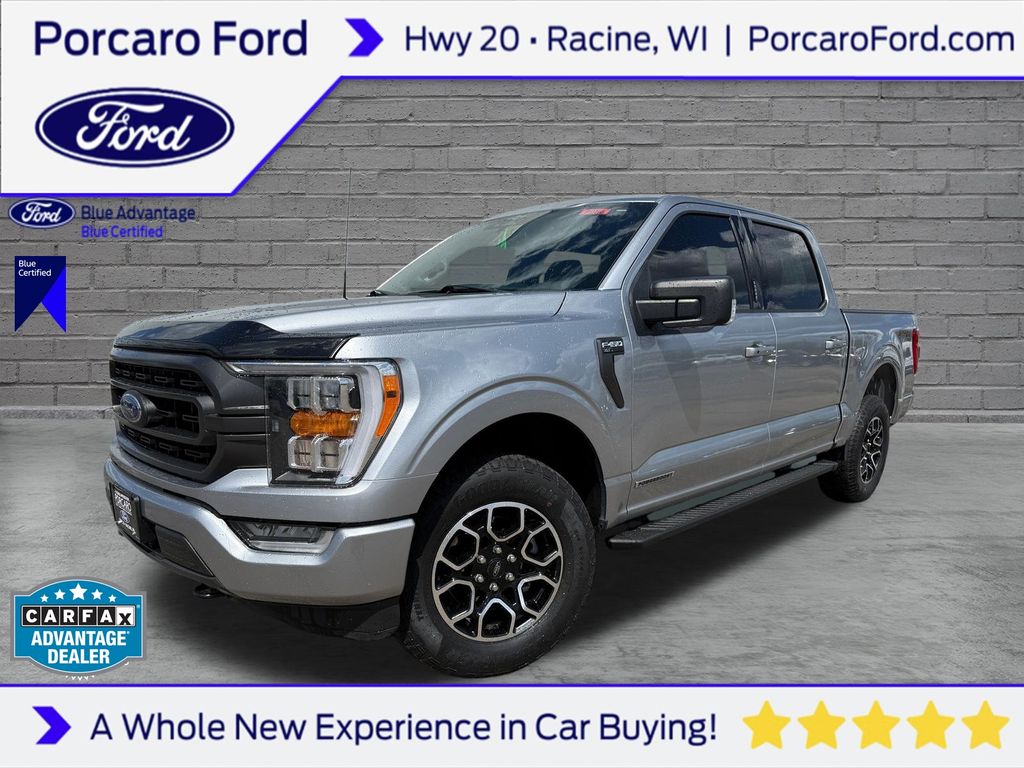 Iconic Silver Metallic 2023 Ford F-150 Pickup Truck Four-Wheel Drive Automatic