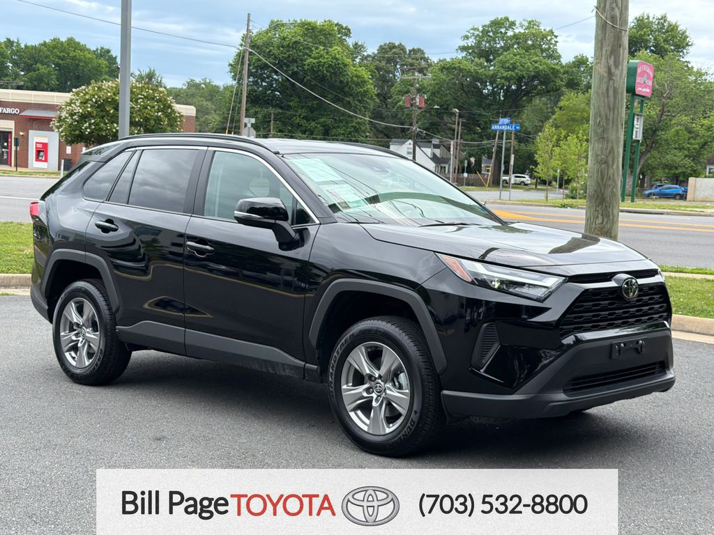 Midnight Black Metallic 2025 Toyota RAV4 SUV / Crossover All-Wheel Drive 8-Speed Automatic