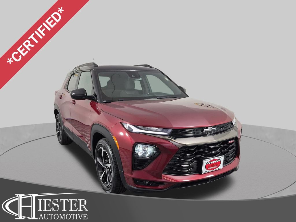 Red (Crimson Metallic) 2022 Chevrolet Trailblazer SUV / Crossover Front-Wheel Drive Continuously Variable Transmission