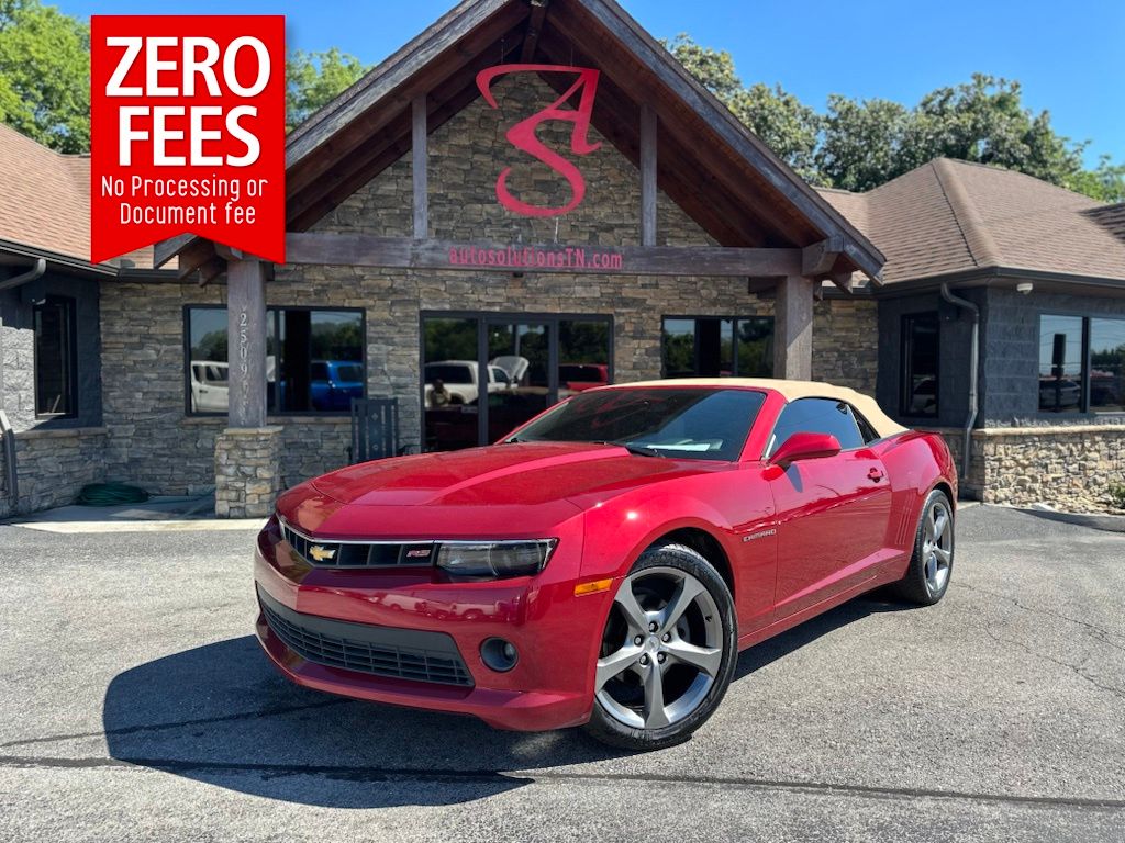 Crystal Red Tintcoat 2014 Chevrolet Camaro Convertible Rear-Wheel Drive 6-Speed Automatic