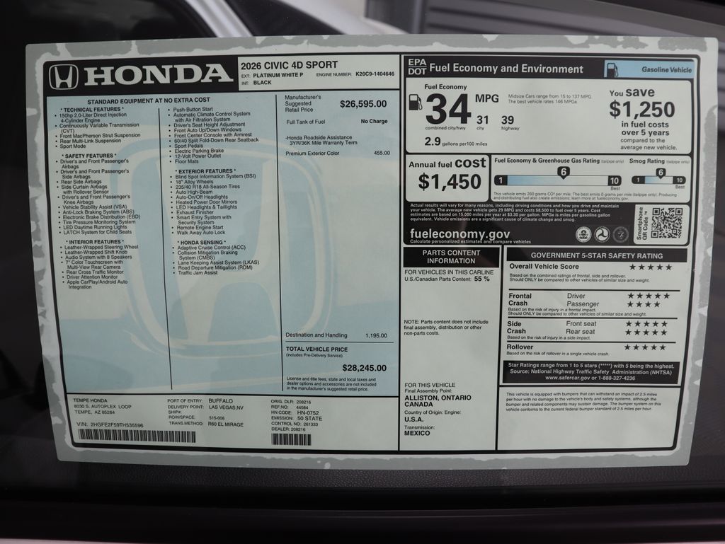 Thumbnail: 2026 Honda Civic - 9