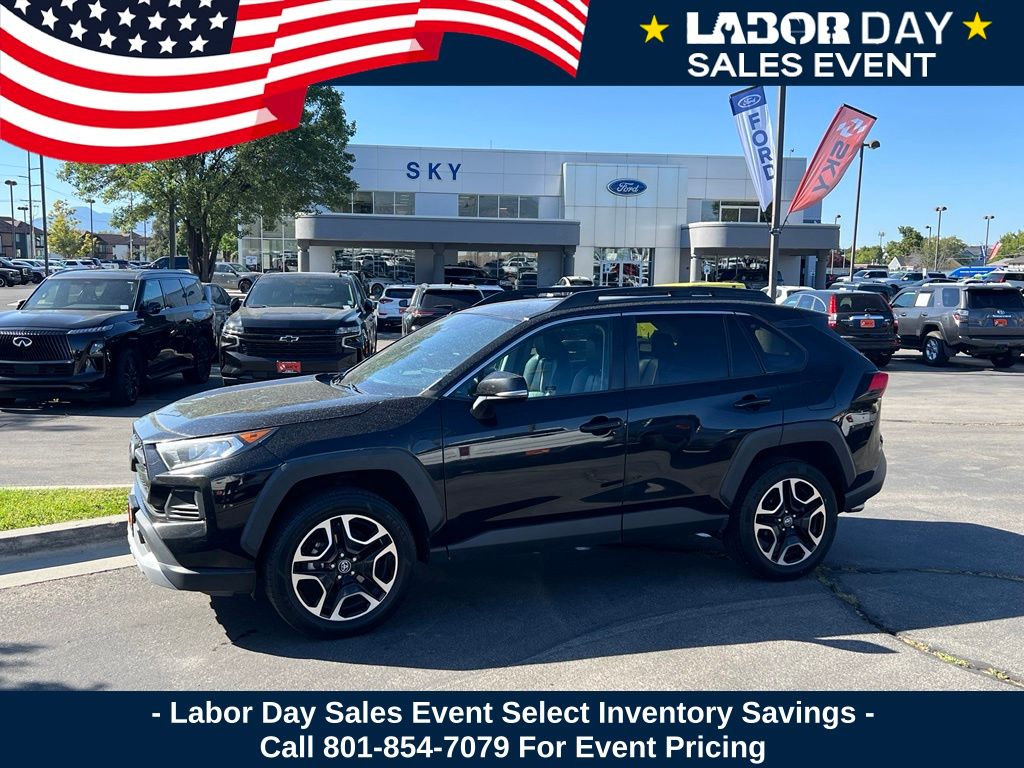 Midnight Black Metallic 2021 Toyota RAV4 SUV / Crossover All-Wheel Drive 8-Speed Automatic