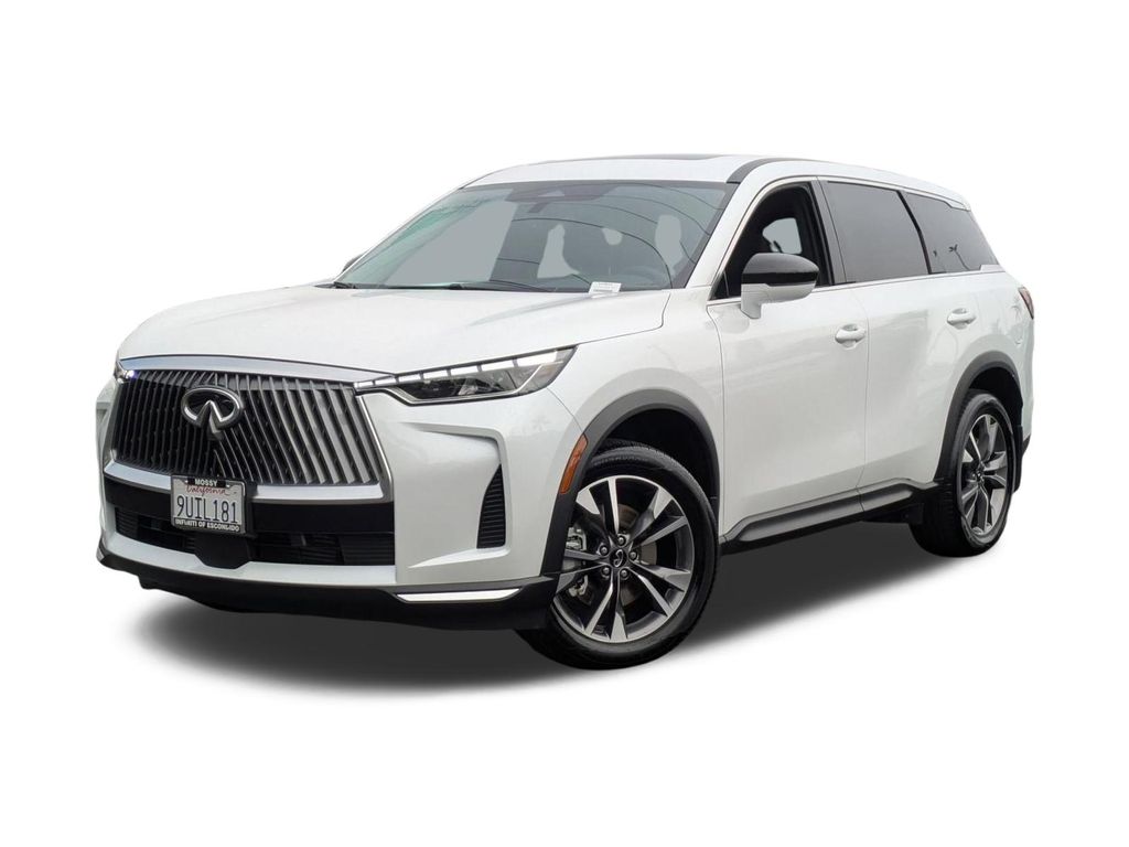 Radiant White 2026 INFINITI QX60 Pure FWD SUV / Crossover Front-Wheel Drive 9-Speed Automatic