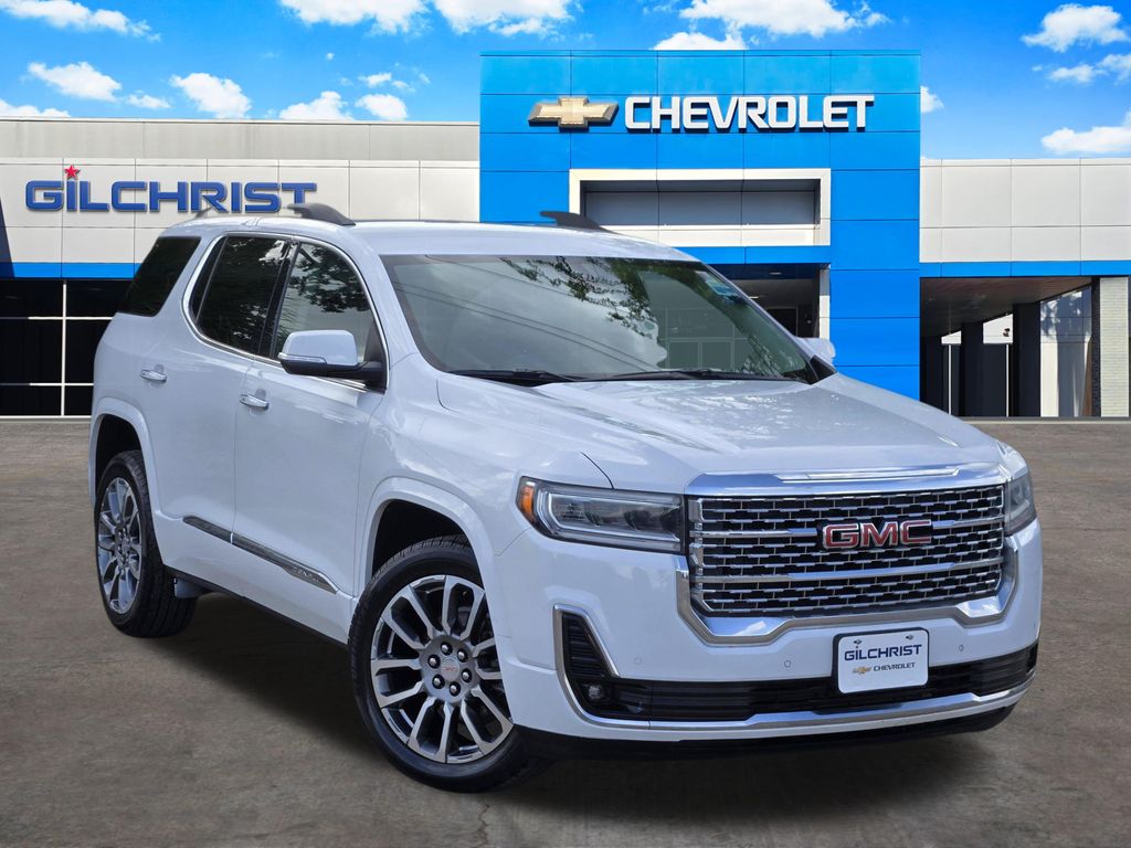 Summit White 2023 GMC Acadia SUV / Crossover Front-Wheel Drive 9-Speed Automatic