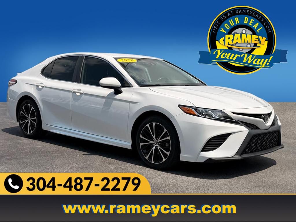 Super White 2020 Toyota Camry Sedan Front-Wheel Drive 8-Speed Automatic