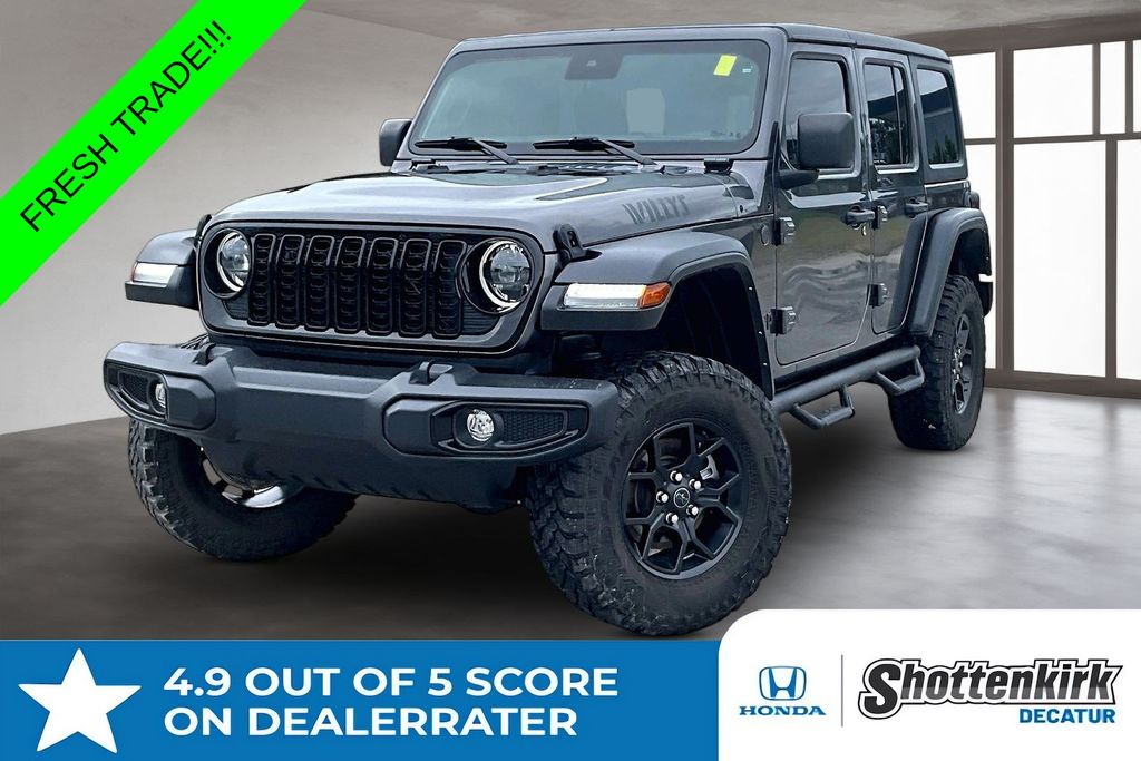  2024 Jeep Wrangler Willys 4-Door 4WD   