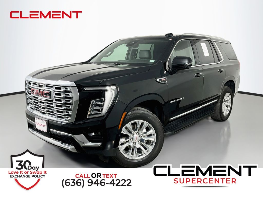Onyx Black 2025 GMC Yukon SUV / Crossover Four-Wheel Drive