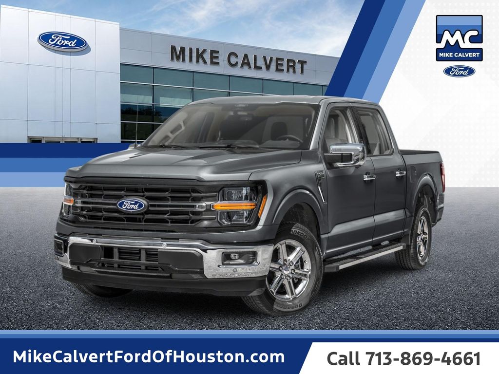 Blue Metallic 2025 Ford F-150 Pickup Truck Four-Wheel Drive Automatic