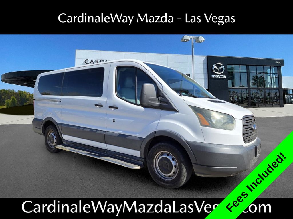 Oxford White 2016 Ford Transit Passenger Van Rear-Wheel Drive 6-Speed Automatic Overdrive