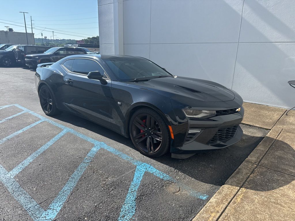 Black 2016 Chevrolet Camaro 2SS Coupe RWD Coupe Rear-Wheel Drive 8-Speed Automatic