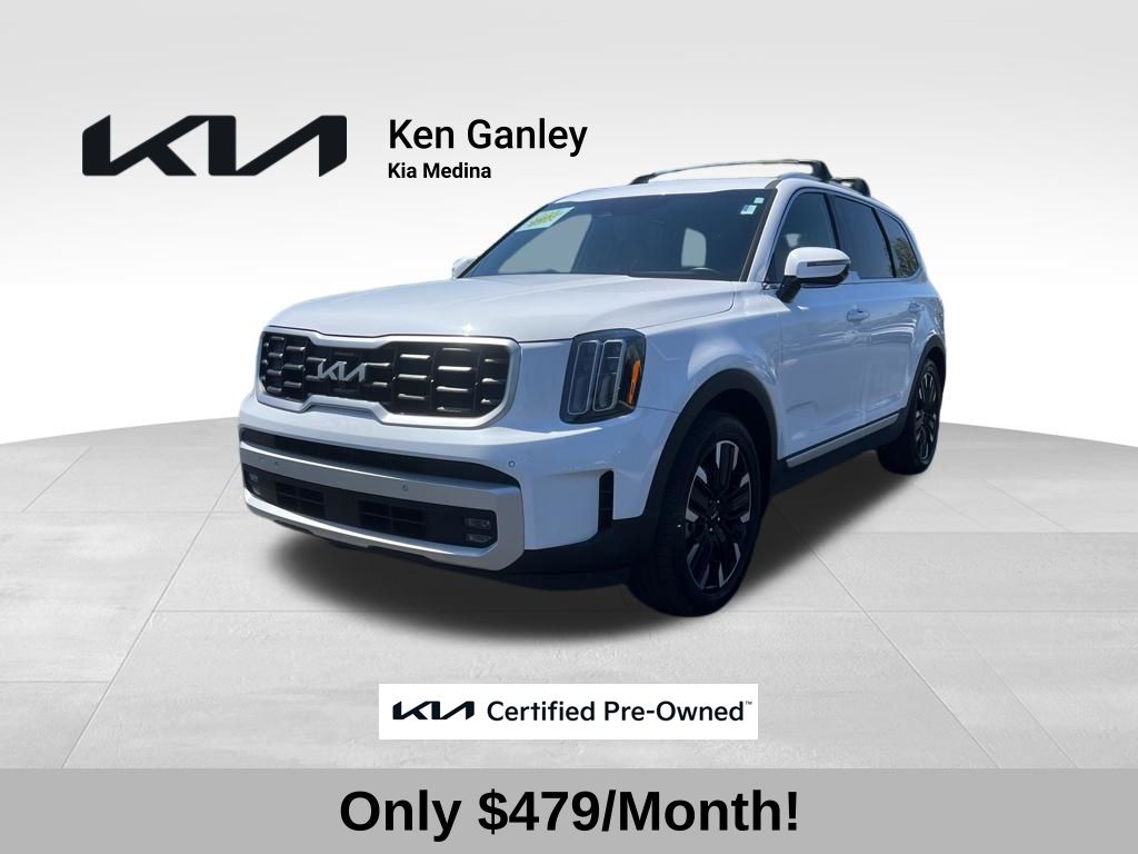 Glacial White Pearl 2024 Kia Telluride SX AWD SUV / Crossover All-Wheel Drive 8-Speed Automatic