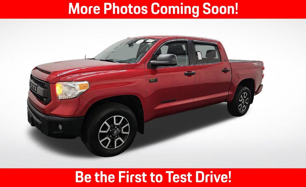 Barcelona Red Metallic 2017 Toyota Tundra Pickup Truck Four-Wheel Drive 6-Speed Automatic Overdrive