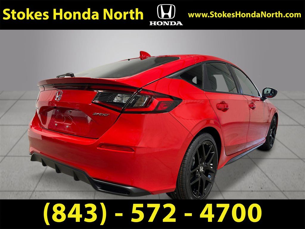 2026 Honda Civic Sport Red at Stokes Honda North