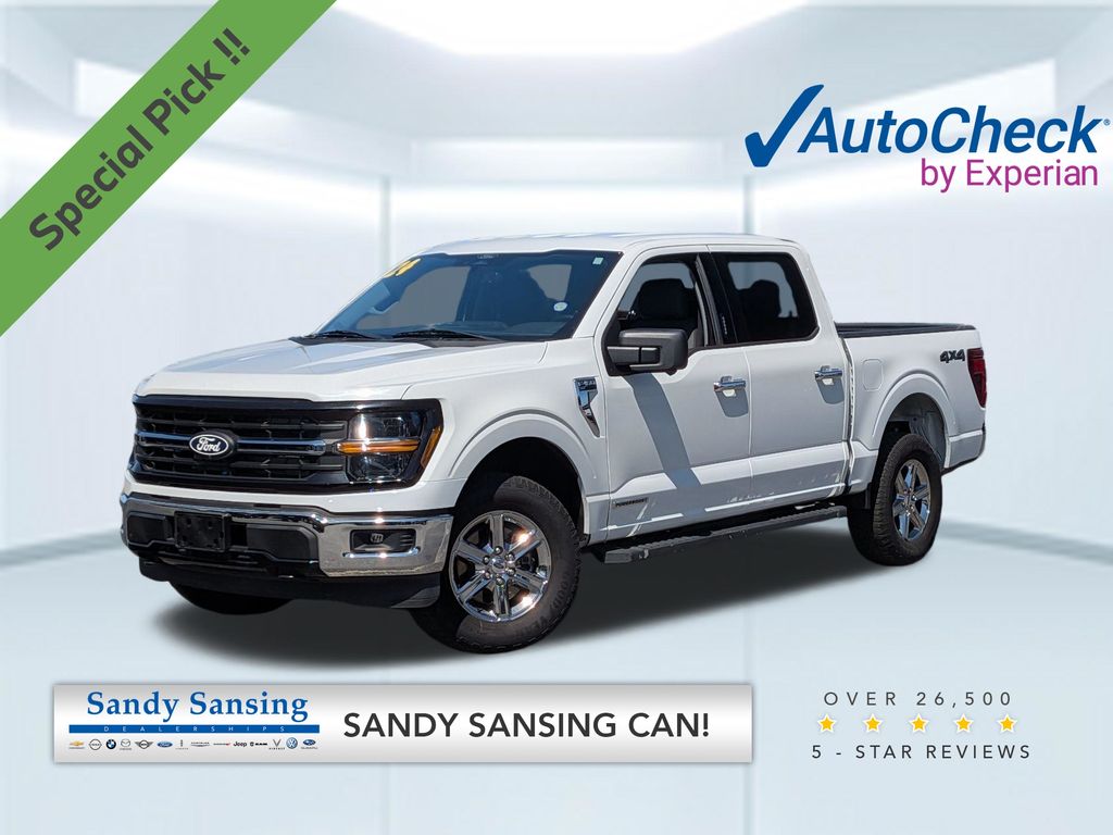 Oxford White 2024 Ford F-150 Pickup Truck Four-Wheel Drive Automatic