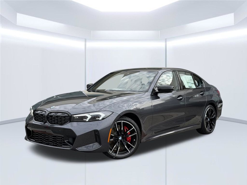 Gray (Sparkling Graphite Metallic) 2026 BMW 3 Series Sedan All-Wheel Drive 8-Speed Automatic