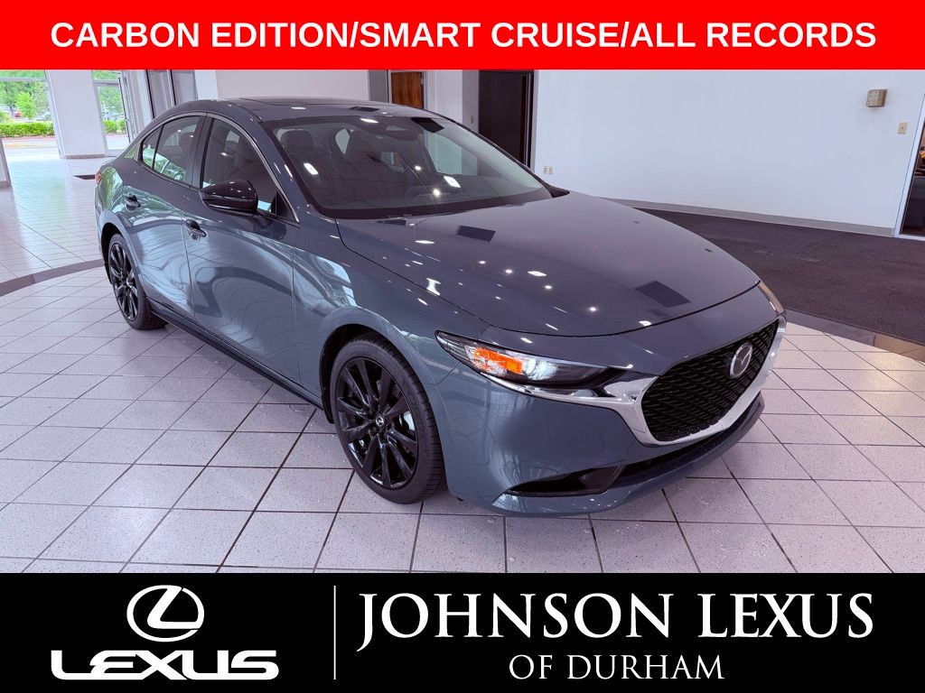 Polymetal Gray Metallic 2025 Mazda MAZDA3 2.5 S Carbon Edition Sedan AWD Sedan All-Wheel Drive 6-Speed Automatic