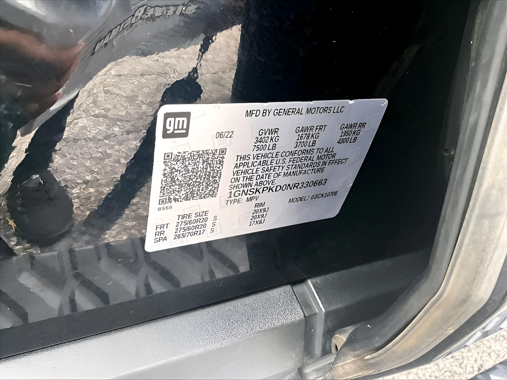 Used 2022 Chevrolet Tahoe Z71 4D Sport Utility