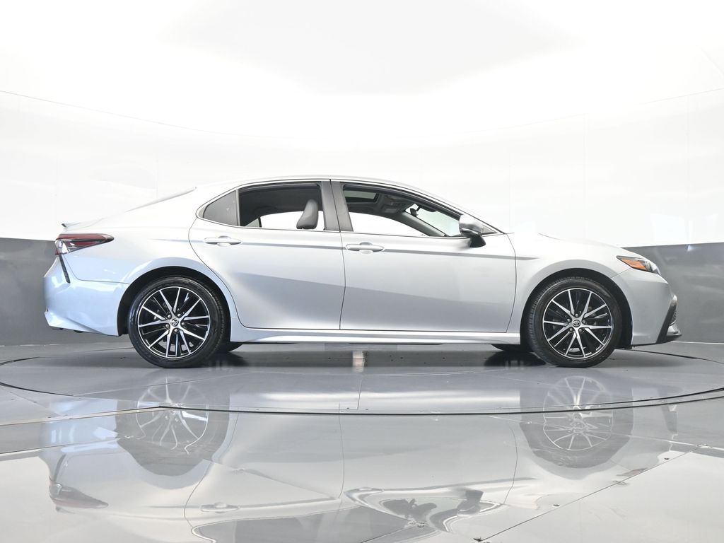 Used 2021 Celestial Silver Metallic Toyota SE image 58
