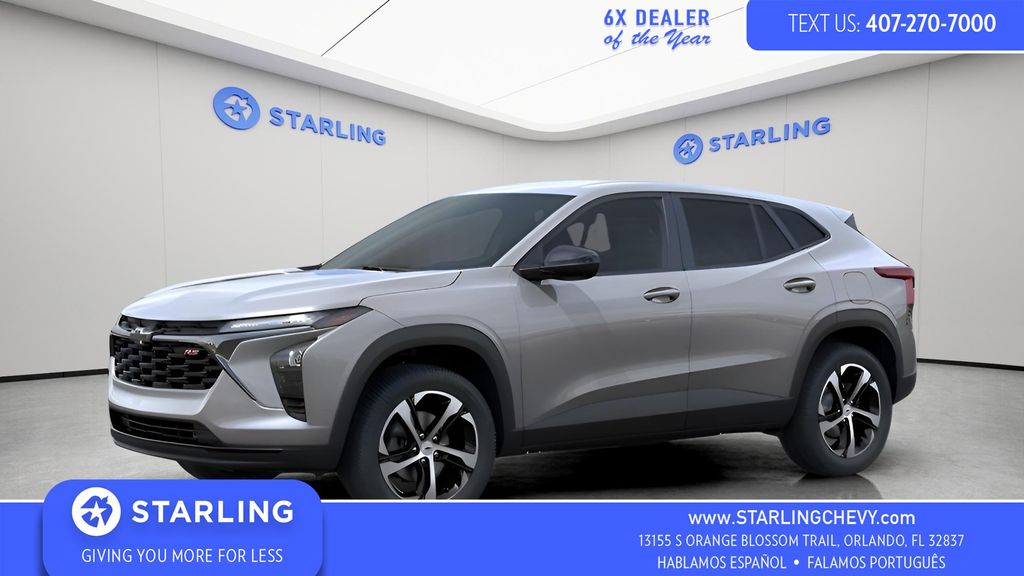 Sterling Gray Metallic 2026 Chevrolet Trax RS with 1RS FWD SUV / Crossover Front-Wheel Drive 6-Speed Automatic