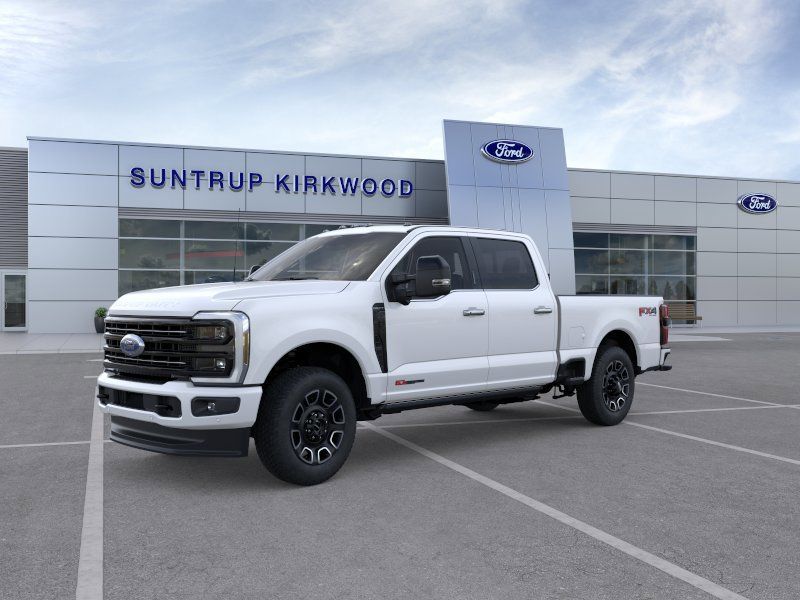Star White Metallic Tri-Coat 2026 Ford F-250 Super Duty Platinum Crew Cab 4WD Pickup Truck Four-Wheel Drive Automatic