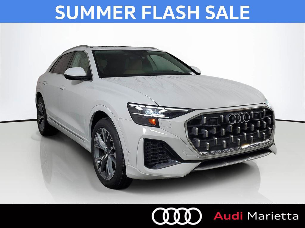 Glacier White Metallic 2025 Audi Q8 quattro Premium Plus 55 TFSI SUV / Crossover All-Wheel Drive 8-Speed Automatic