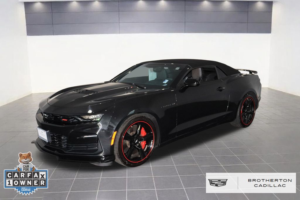 Panther Black Metallic Tintcoat 2024 Chevrolet Camaro Convertible Rear-Wheel Drive 6-Speed Manual