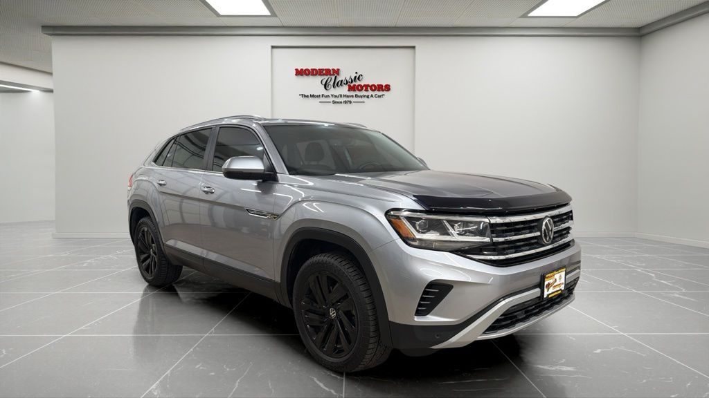 Gray 2022 Volkswagen Atlas Cross Sport SUV / Crossover All-Wheel Drive 8-Speed Automatic