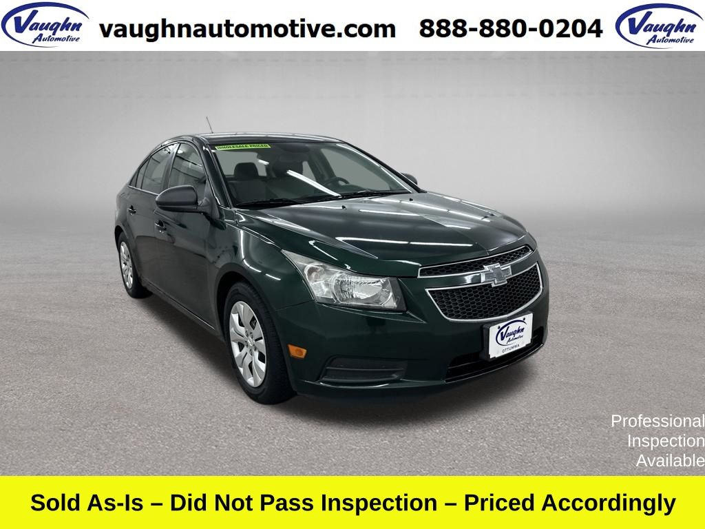 Rainforest Green Metallic 2014 Chevrolet Cruze Sedan Front-Wheel Drive 6-Speed Automatic Overdrive
